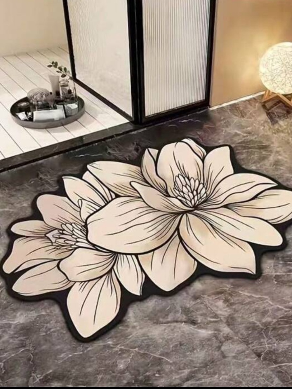 Floral Magnolia Area Rug NEW 🏷️